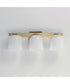 Scoop 3-Light Bath Vanity Natural Aged Brass