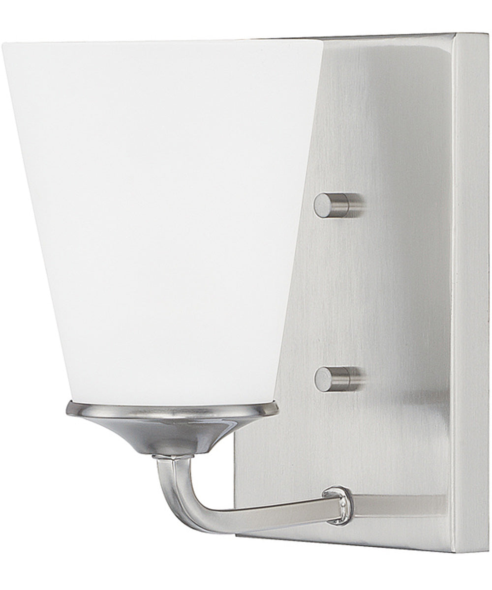 Braylon 1-Light Sconce In Brushed Nickel