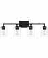 Prescott Extra Large 4-light Bath Light Matte Black