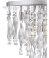 Twinkle 6-light Flush Mount Polished Chrome