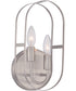 Mindful 2-Light Wall Sconce Brushed Polished Nickel