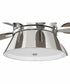 52" Dominick 3-Light Ceiling Fan Polished Nickel