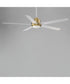 Daisy 60 inch 5-Blade Fan w LED Light Kit Natural Aged Brass