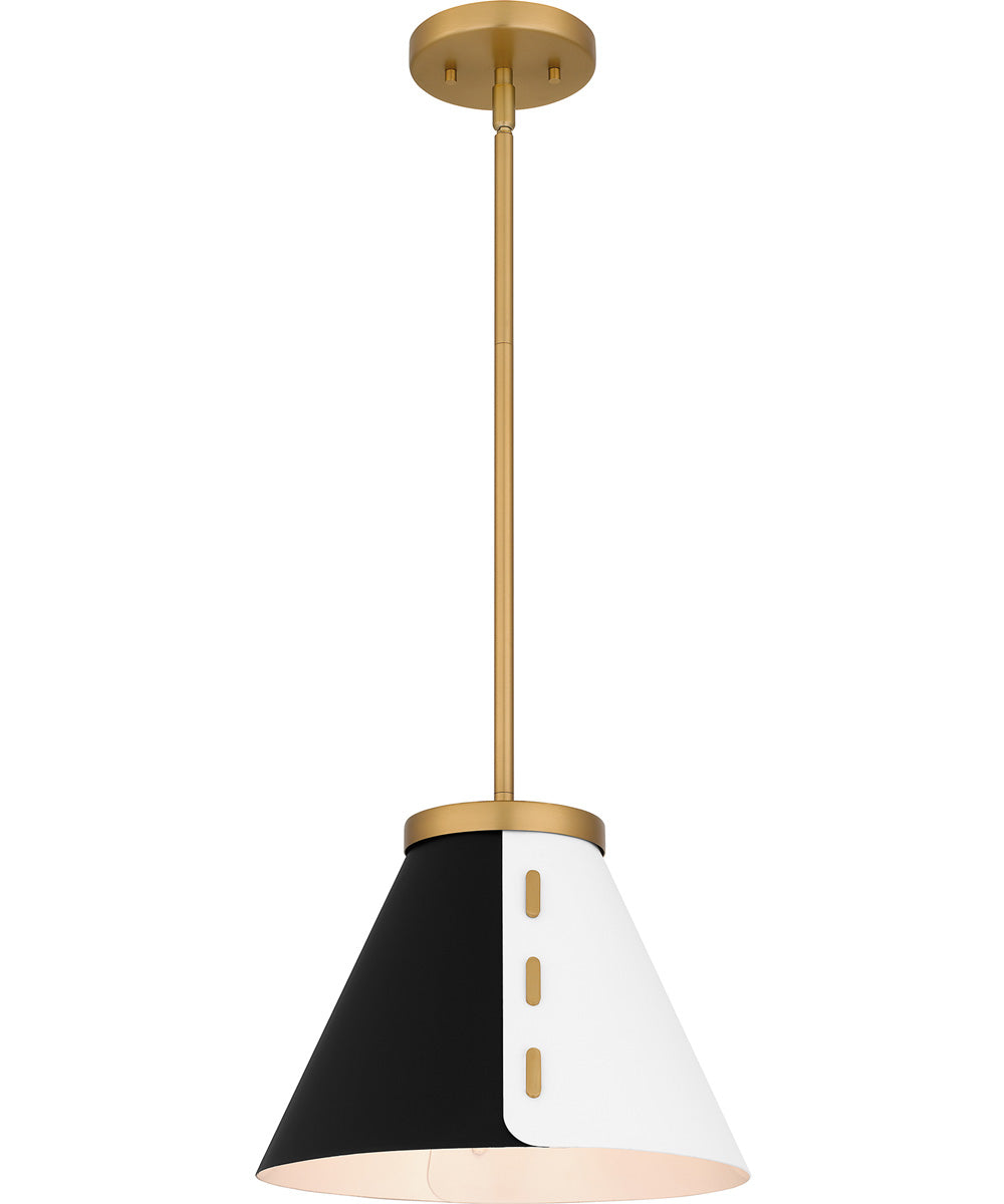 Quoizel Pendant 1-light Pendant Brushed Weathered Brass