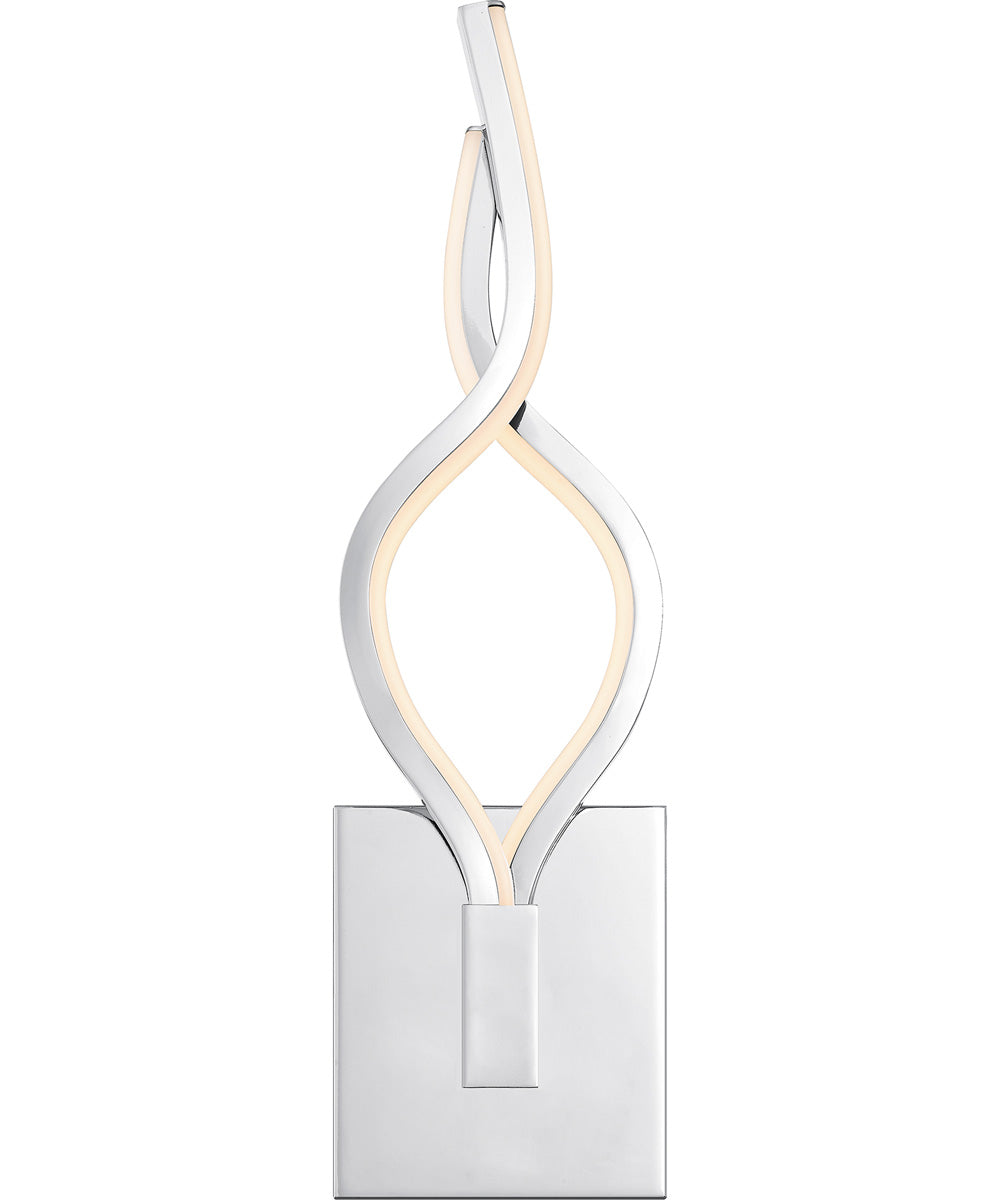 Isadora Small Wall Sconce Polished Chrome