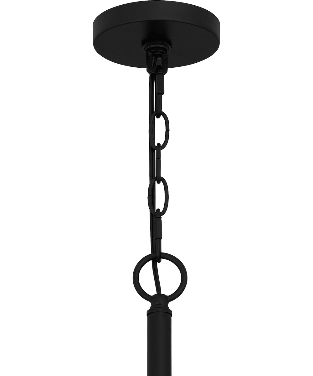 Abner 12-light Chandelier Matte Black