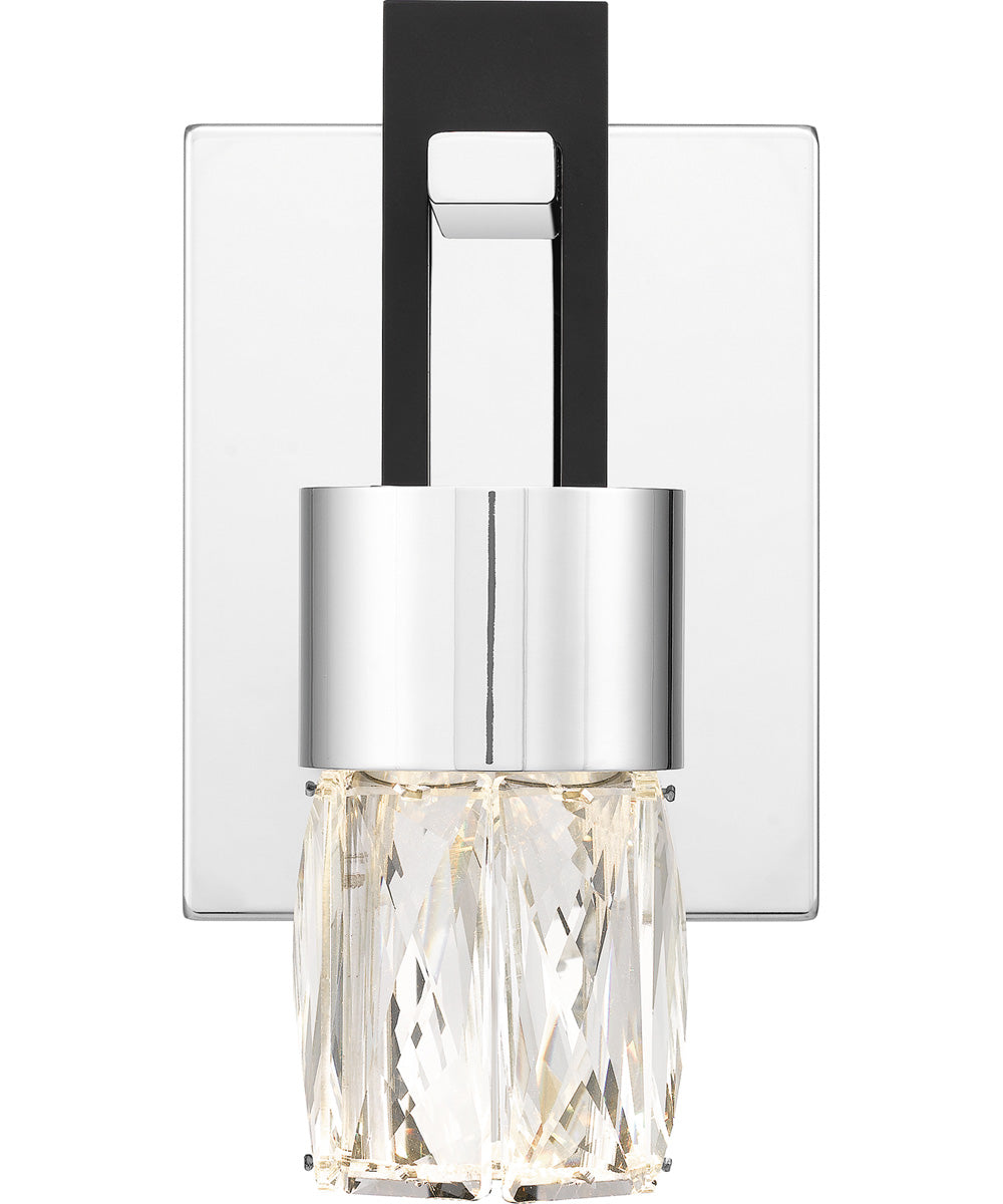 Adena Small Wall Sconce Polished Chrome