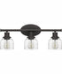 Caverly Large 3-light Bath Light Bronze