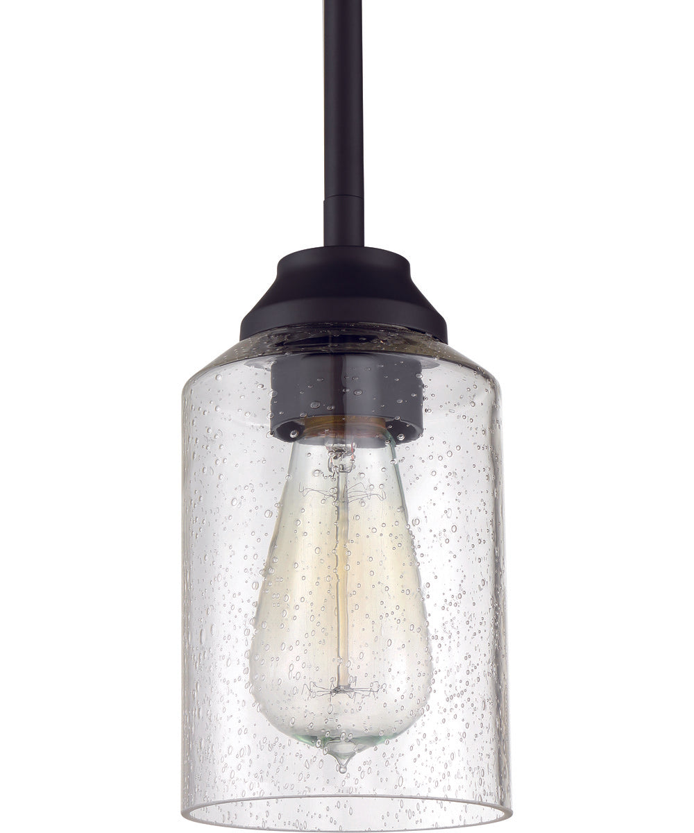 Chicago 1-Light Mini Pendant Flat Black