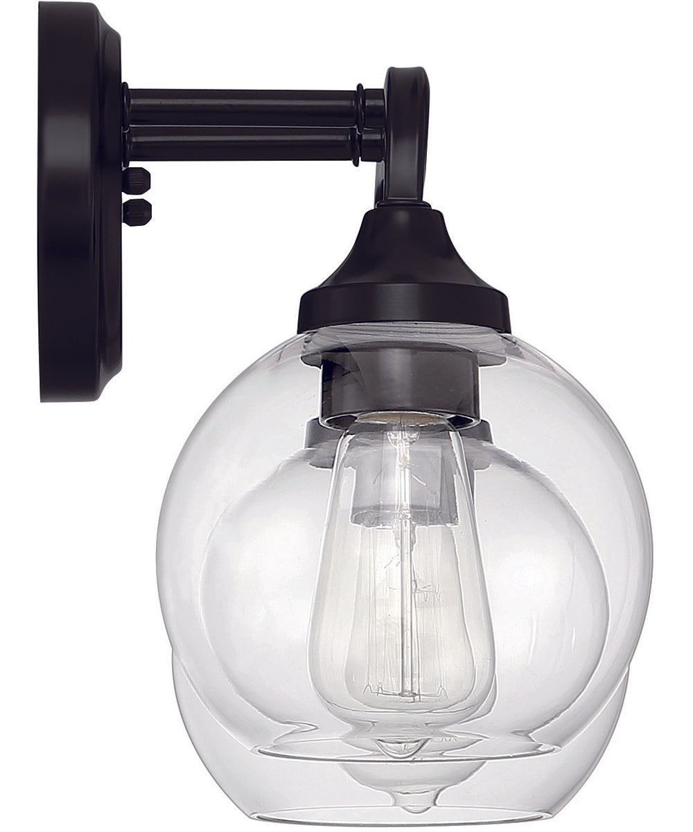 Glenda 2-Light Vanity Flat Black