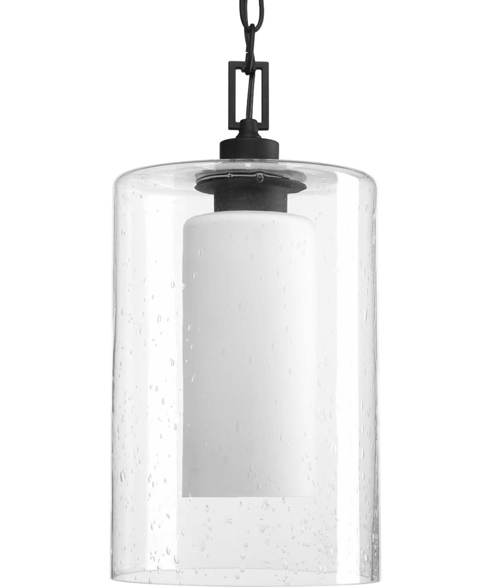 Compel 1-Light Hanging Lantern Textured Black