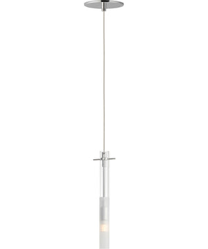 Pipette 12 inch 1-Light Pendant Polished Chrome