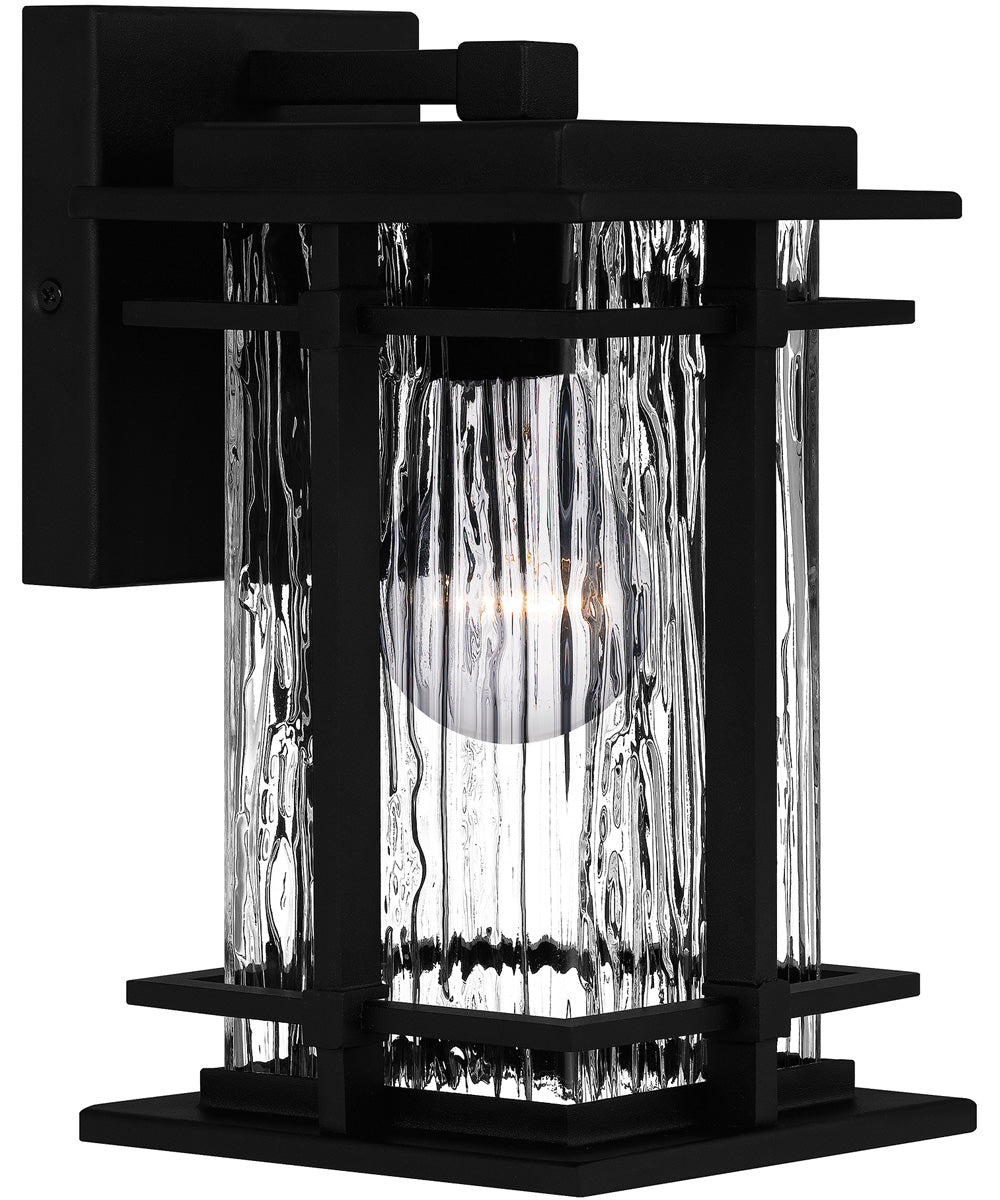 McAlister Small 1-light Outdoor Wall Light  Coastal Armour Aluminum Earth Black