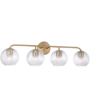 Dolan 4-Light Vanity Matte Brass