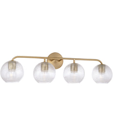 Dolan 4-Light Vanity Matte Brass
