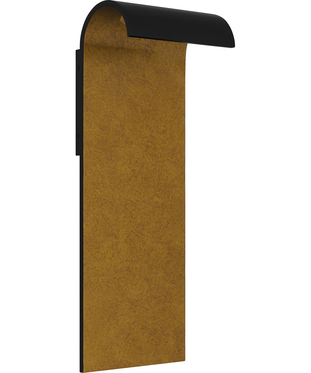 Lunar Large Outdoor Wall Light  Coastal Armour Aluminum Matte Black