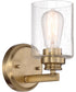 Bolden 1-Light Wall Sconce Satin Brass