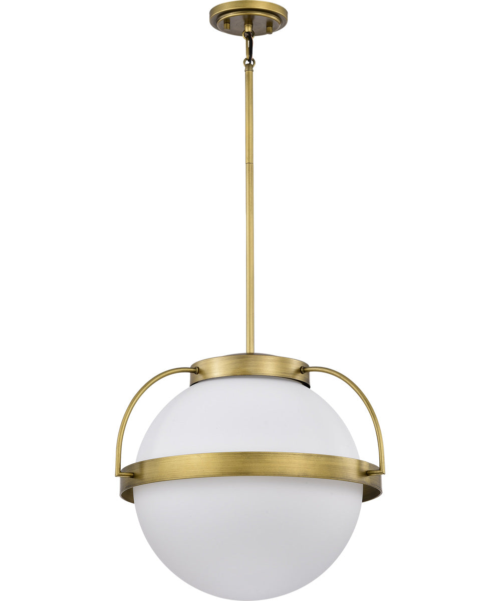 Lakeshore 1-Light Pendant Natural Brass