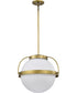 Lakeshore 1-Light Pendant Natural Brass