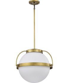 Lakeshore 1-Light Pendant Natural Brass