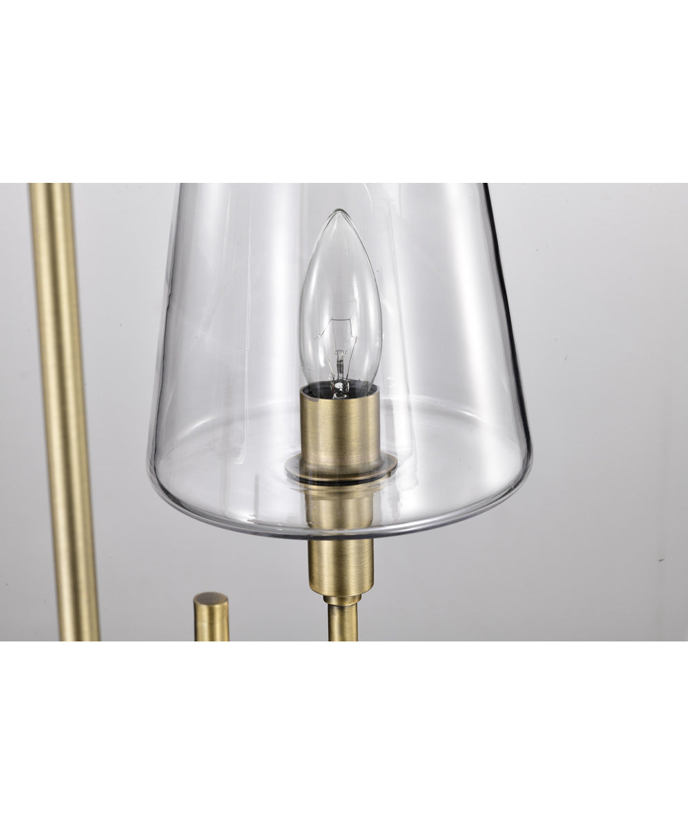 Brookside 4-Light Chandelier Vintage Brass