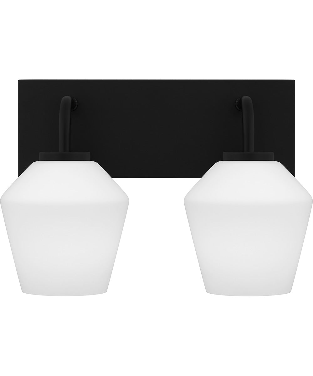 Nielson Medium 2-light Bath Light Matte Black