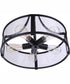 Elliot 5-Light Pendant Flat Black