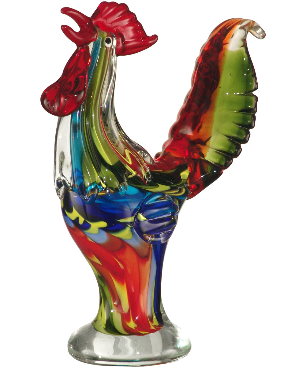 Rooster Handcrafted Art Glass Figurine