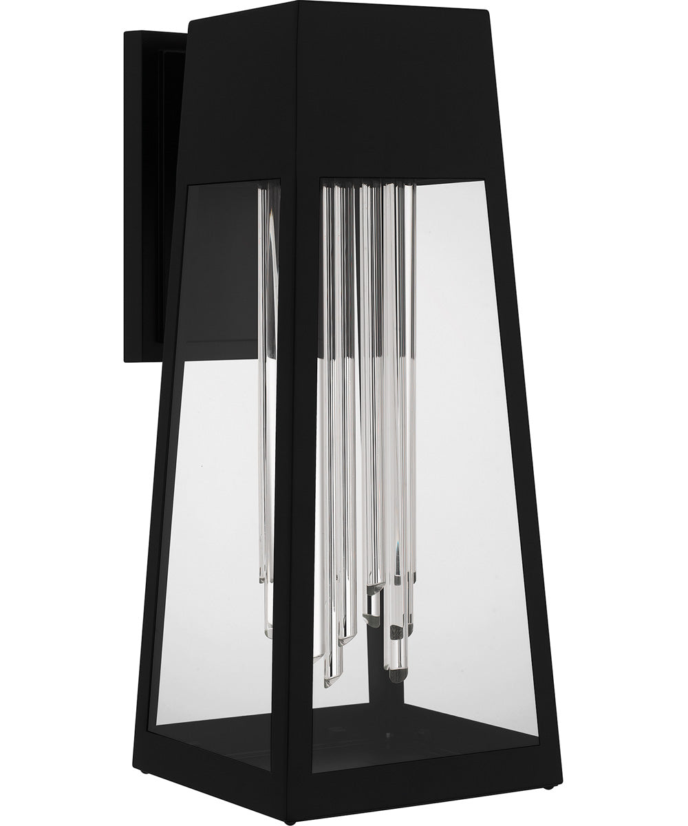 Guinn Large Outdoor Wall Light  Coastal Armour Steel Matte Black