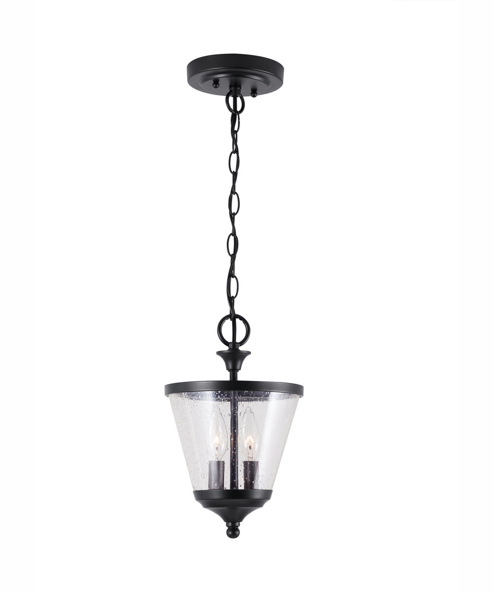 Stanton 2-Light Foyer Matte Black