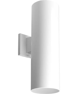6" Outdoor Up/Down Wall Cylinder White