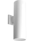 6" Outdoor Up/Down Wall Cylinder White
