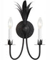 Paloma 2-Light Sconce Anthracite