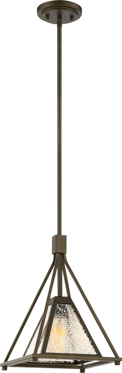 10"W Mystic 1-Light Pendant Forest Bronze