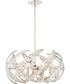 Crescent 6-light Pendant Polished Nickel