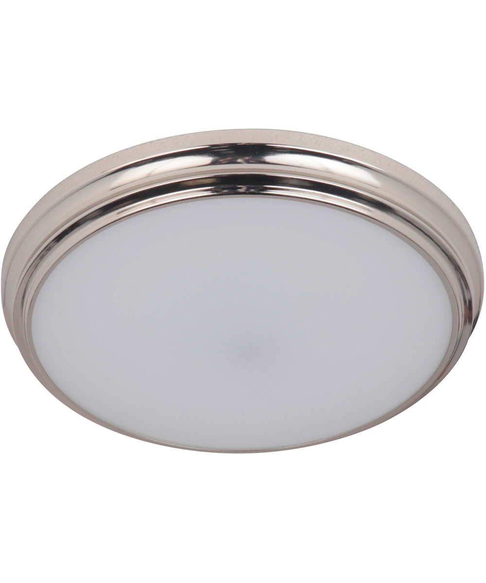 X66 1-Light LED Flushmount Brushed Polished Nickel