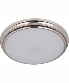 X66 1-Light LED Flushmount Brushed Polished Nickel
