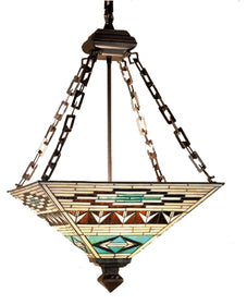 24"W VALENCIA Mission Inverted Pendant