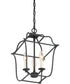 Gallery 3-light Pendant Royal Ebony