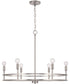 Fuller 6-Light Chandelier Brushed Nickel