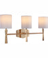 Chatham 3-Light Vanity Satin Brass