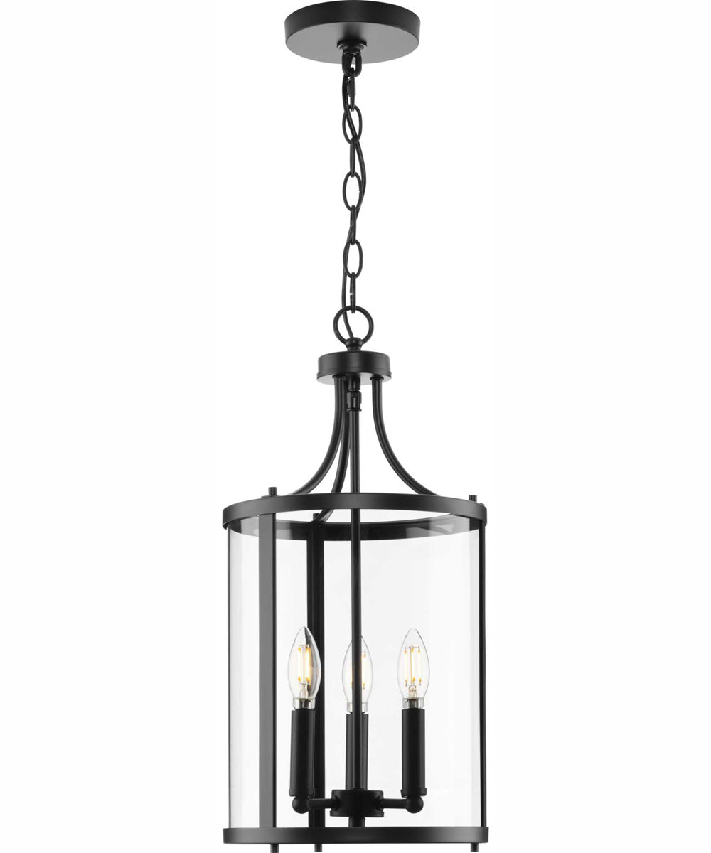 Gilliam 3-Light New Traditional Hall & Foyer Matte Black