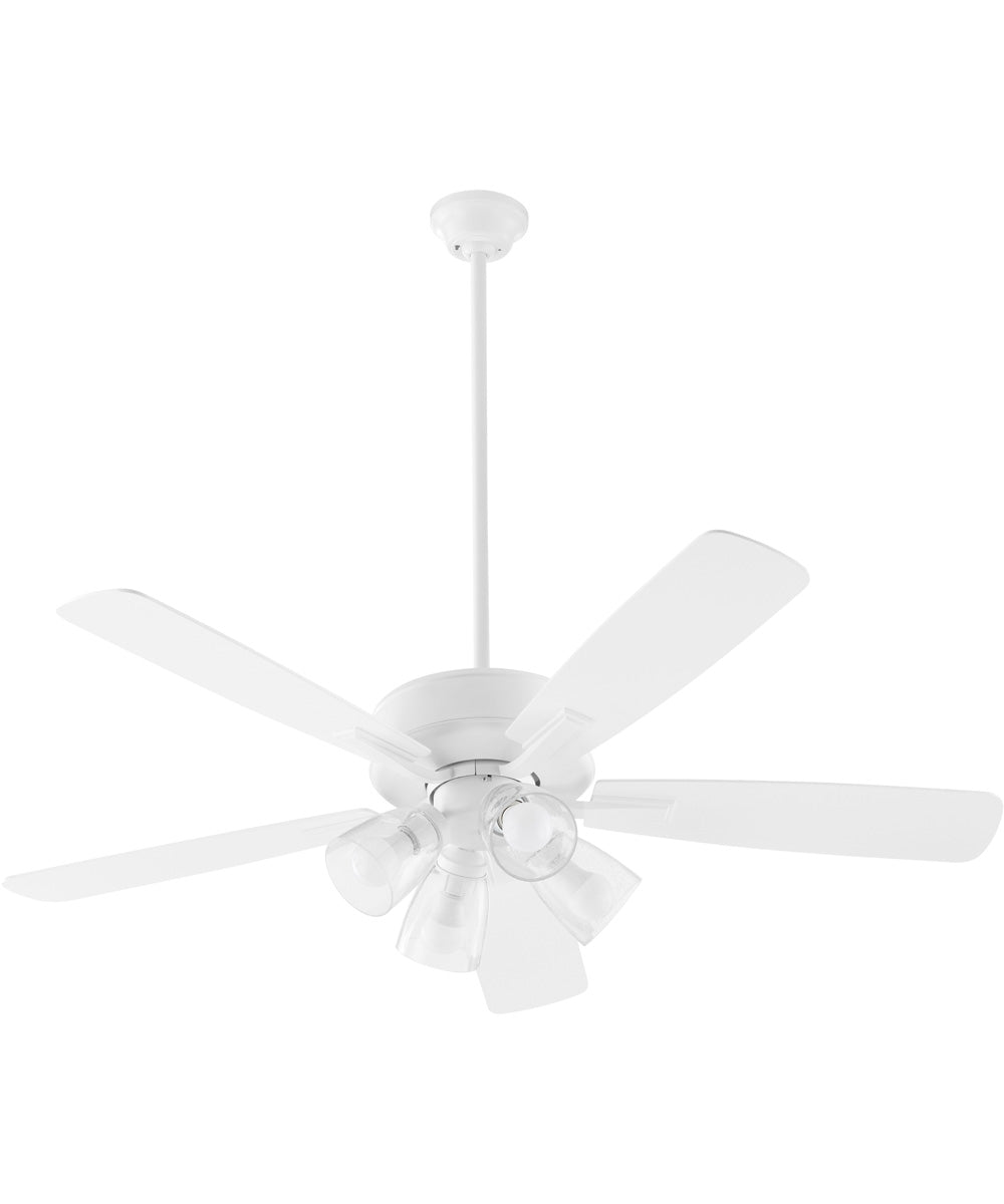 52" Ovation 4-light LED Ceiling Fan Studio White