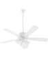 52" Ovation 4-light LED Ceiling Fan Studio White