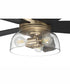 52" Gibson 3-Light Ceiling Fan Satin Brass
