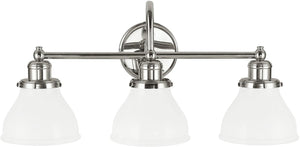 24"W Baxter 3-Light Vanity Polished Nickel