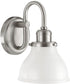 Capital Lighting Baxter 1-Light Sconce Brushed Nickel 8301BN128