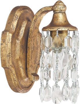 5"W Blakely 1-Light Sconce Antique Gold