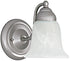 Capital Lighting Capital Sconces 1-Light Sconce Matte Nickel 1361MN117