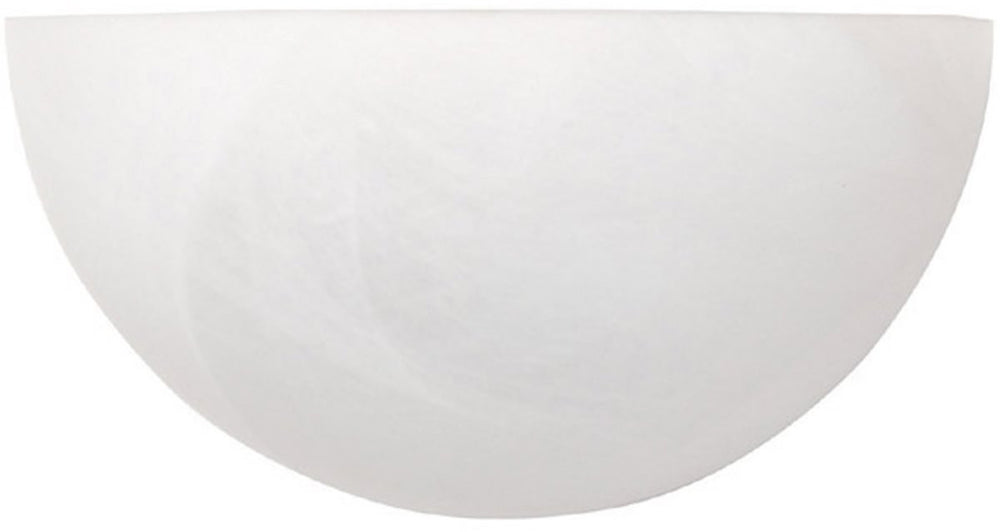 Capital Lighting Capital Sconces 1-Light Sconce with  Alabaster Glass Matte White 1681MW